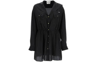 MIU MIU Long Sleeved Dress Women's Black
