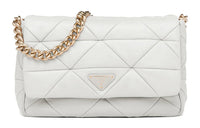 PRADA Soft Sheep Leather Crossbody Bag Shoulder Bag Women's White