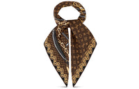 LOUIS VUITTON Silk Scarves Unisex Brown