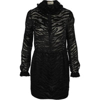 SAINT LAURENT Long-Sleeved Dresses Women's Black