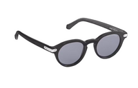 LOUIS VUITTON Plate Frame Round Sunglasses Men's Black