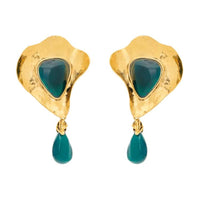 SAINT LAURENT Resin Earrings Women's Green