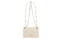 MIU MIU Soft Sheep Leather Portable Crossbody Bag Shoulder Bag Mini Women's Ecru