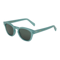 CELINE Acetate Irregular Shape Sunglasses Men's Green
