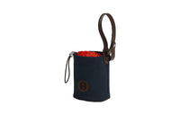 HERMES Coated Canvas With Leather Dog Bag Accessory Unisex Marine Blue