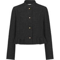DIOR Button-Up Peplum Detailed Jacket