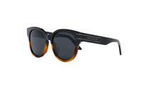 DIOR Irregular Shape Sunglasses Women's Black