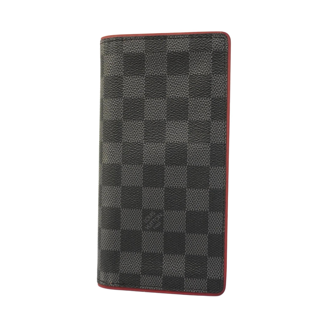 LOUIS VUITTON Canvas With Leather Wallet Men's Graphite