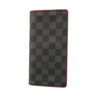 LOUIS VUITTON Canvas With Leather Wallet Men's Graphite