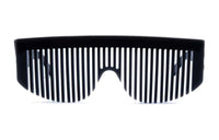CHANEL 1990 2000s Hair Comb Oversize frame Sunglasses