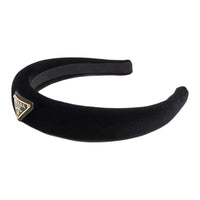 PRADA Velvet, Fabric Hair Bands Women's Black