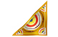 HERMES Silk Scarves Women's Yellow