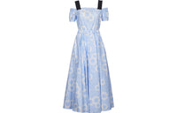 PRADA Short-Sleeved Dresses Women's Blue