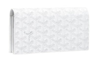 GOYARD RICHELIEU Canvas With Leather Wallet Unisex White
