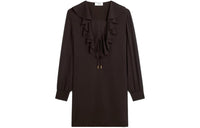 CELINE FW22 Long Sleeved Dress Women's Raven