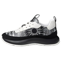 HERMES Gramme Low-Top Casual Shoes Women's Black White
