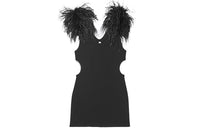 SAINT LAURENT Sleeveless Dresses Women's Black