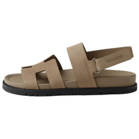 HERMES Genius Strap Sandals Women's Sandy Beige