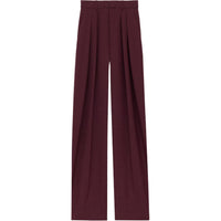 SAINT LAURENT Casual Pants Women's Bordeaux Red