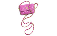 CHANEL Lambskin Clutches Shoulder Bag Crossbody Bag Women's Pink
