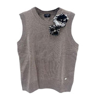 CHANEL FW23 Tank Tops Women's Light Gray