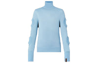 LOUIS VUITTON Cut Out Sleeve Turtleneck Pullover