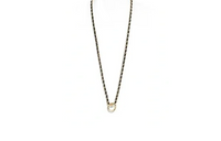 CHANEL Necklaces Women's Black/Gold