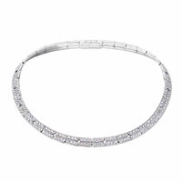 LOUIS VUITTON Tumbler Necklace White Gold And Diamonds