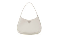 PRADA Cleo Leather Crescent Bag Shoulder Bag Regular Women's White