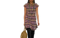 CHANEL SS23 Short-Sleeved Dresses Women's Multicolor