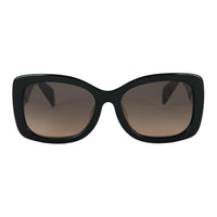 PRADA Plate Frame Butterfly Sunglasses Women's Tortoiseshell