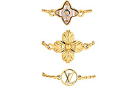 LOUIS VUITTON Artificial Diamond Rings Women's Gold