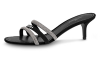 LOUIS VUITTON Appeal Odor Resistant Slide Slippers Women's Black