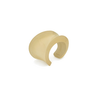 SAINT LAURENT Resin Bangles Women's Elephant Ivory White