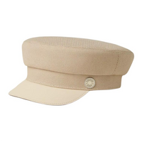 HERMES Calfskin Hats & Caps Women's Light Brown