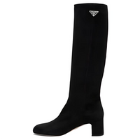 PRADA Knee-high Boots 5cm Women's Black