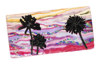 CHANEL Embroidered Silk Satin Evening Party Clutch Regular Women's Multicolor