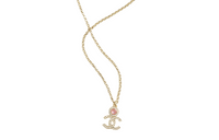CHANEL Necklaces Women's Gold