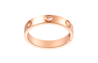 LOUIS VUITTON 18K Gold Rings Unisex Rose Gold