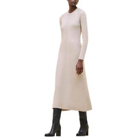 HERMES FW24 Long-Sleeved Dresses Women's Beige