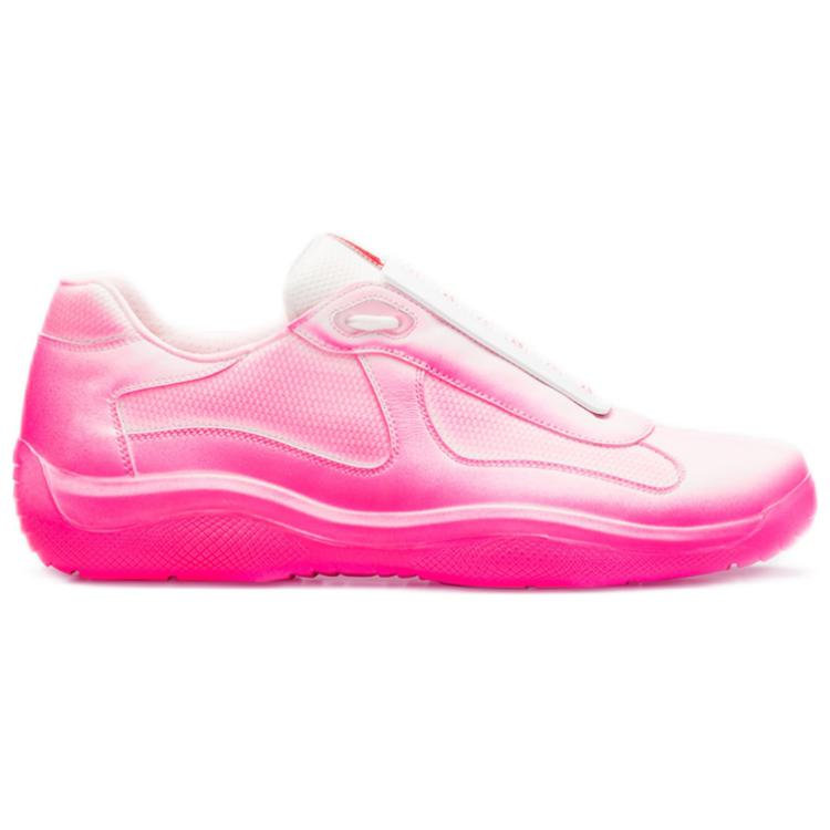 Cass x PRADA Rel3ase Low-Top Athletic Shoes Unisex Fluorescent Pink Gradient
