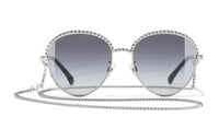 CHANEL Sunglasses Women's Silver