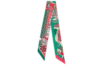 HERMES Silk Scarves Women's Mint Green