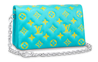 LOUIS VUITTON Pochette Coussin Mint/Yellow