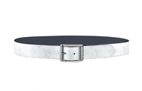 LOUIS VUITTON Double Sided Logo Print Casual Fashion Smooth Buckle Men's Width 4cm