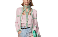 CHANEL SS24 24C Cashmere Sweater Women's Light Pink