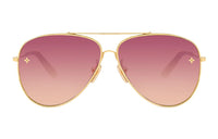 LOUIS VUITTON Pilote Alloy Frame Aviator Sunglass Women's Gradient Pink