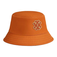 HERMES Cotton Bucket Hats Women's Orange