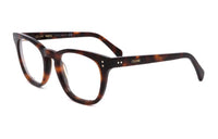 CELINE Acetate Cat Eye Eyeglass Frames Men's Tortoiseshell