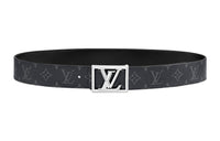 LOUIS VUITTON Leather Belts Unisex Blue/Black